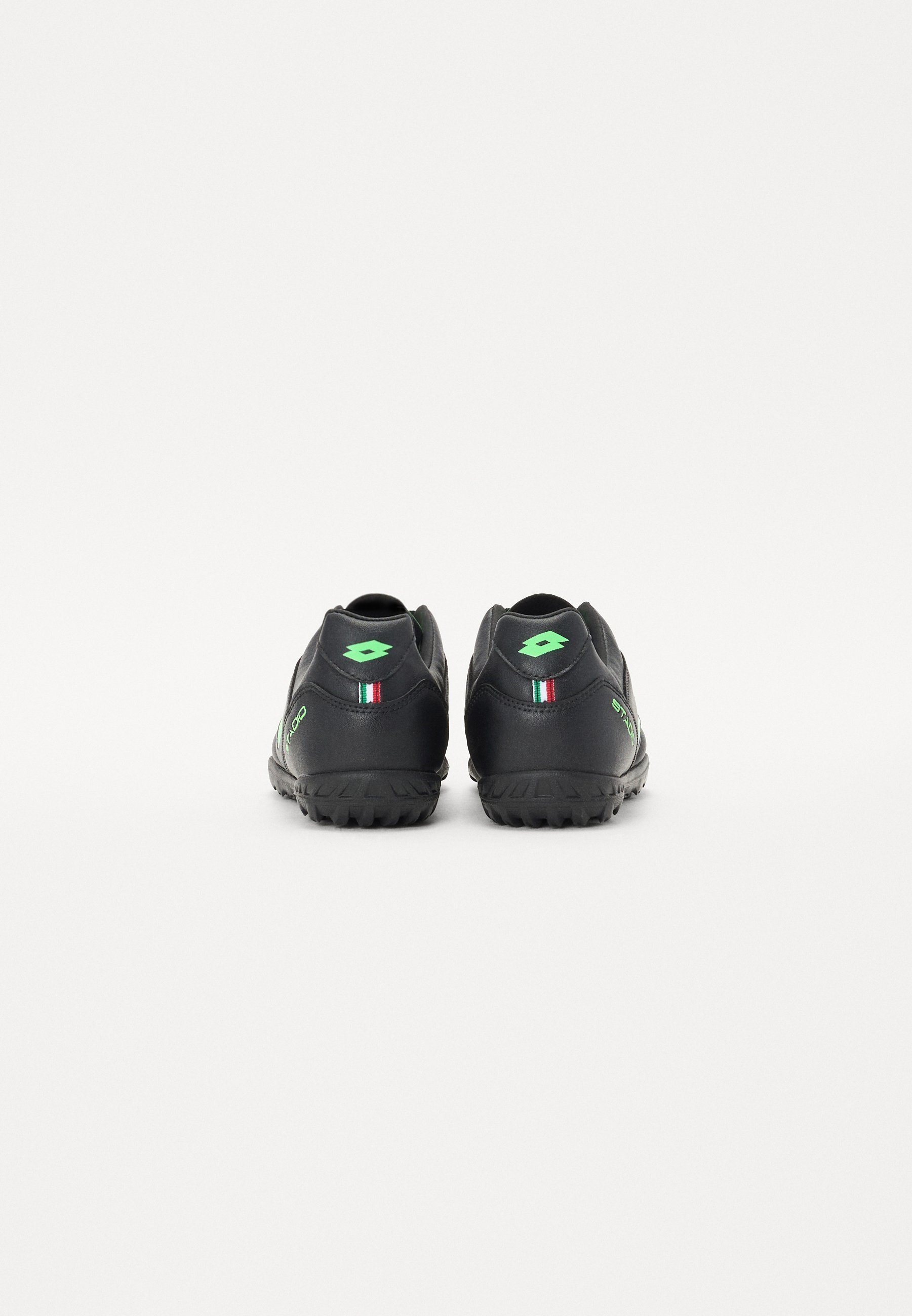 Lotto STADIO 705 TF UNISEX - Turf voetbalschoenen - zwart/groen