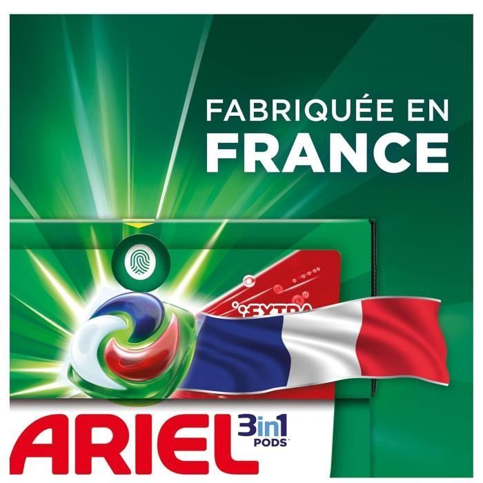 Cápsulas de detergente líquido Ariel 4 em 1, 45 lavagens