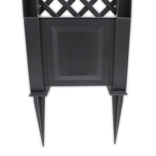 Spalier 43 cm cu țăruș de pământ, set de 2, antracit