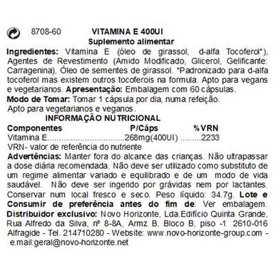 Lamberts E-vitamiini 400 IU 60 tablettia 60 tablettia