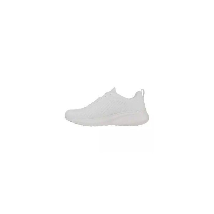 Scarpe da corsa da donna - Skechers Bobs Sport Squad Chaos - Bianco - Strada