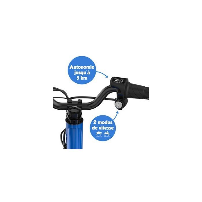 Wispeed 100W Electric Balance Bike, Blue