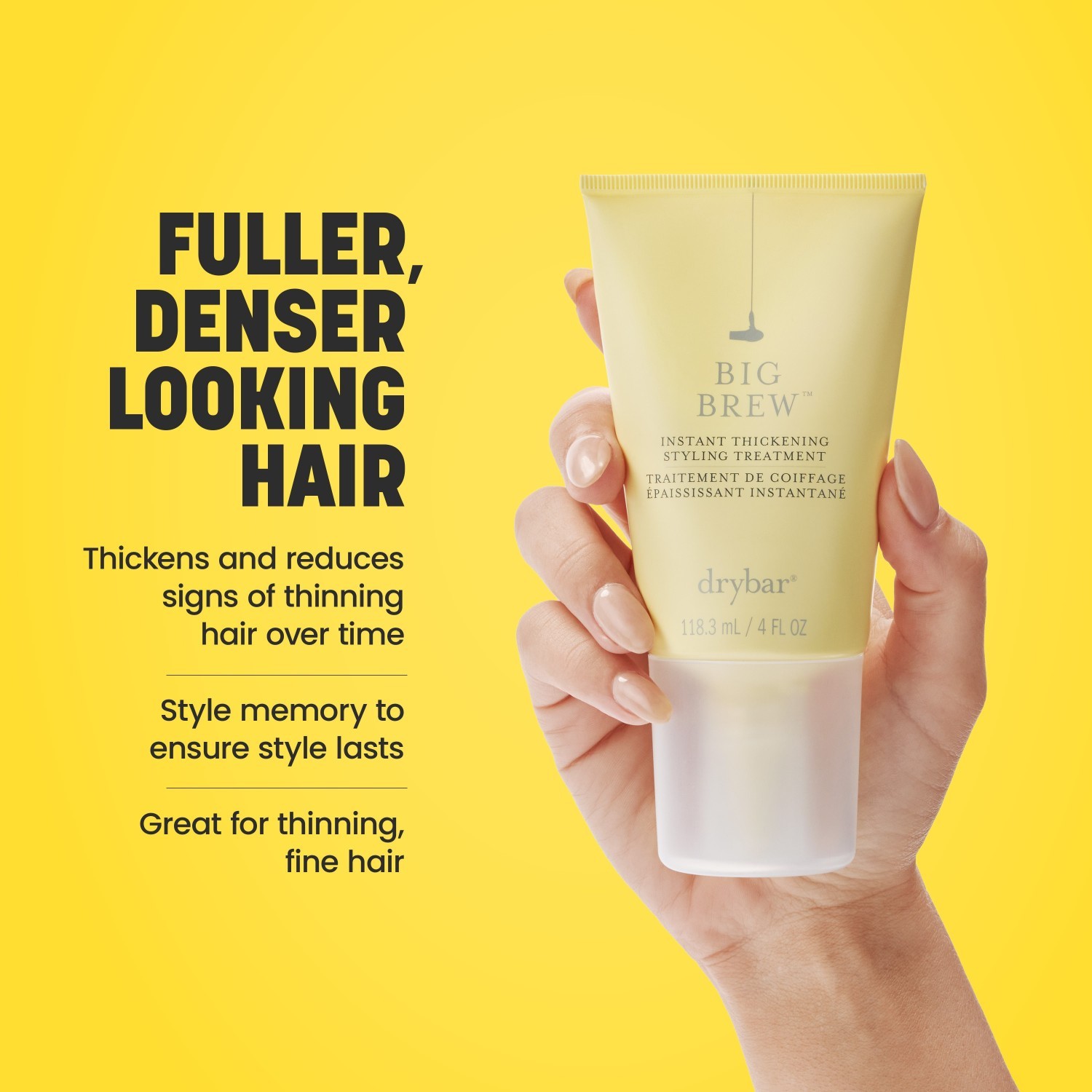 drybar Haarcreme Big Brew Sofortige Verdickung Styling Kur - 118,3 ml