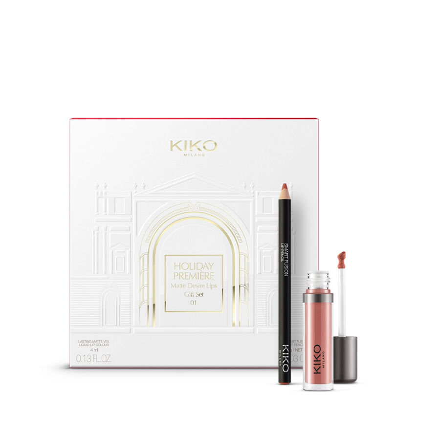 Coffret cadeau Kiko Milano Holiday Première Matte Desire pour les lèvres