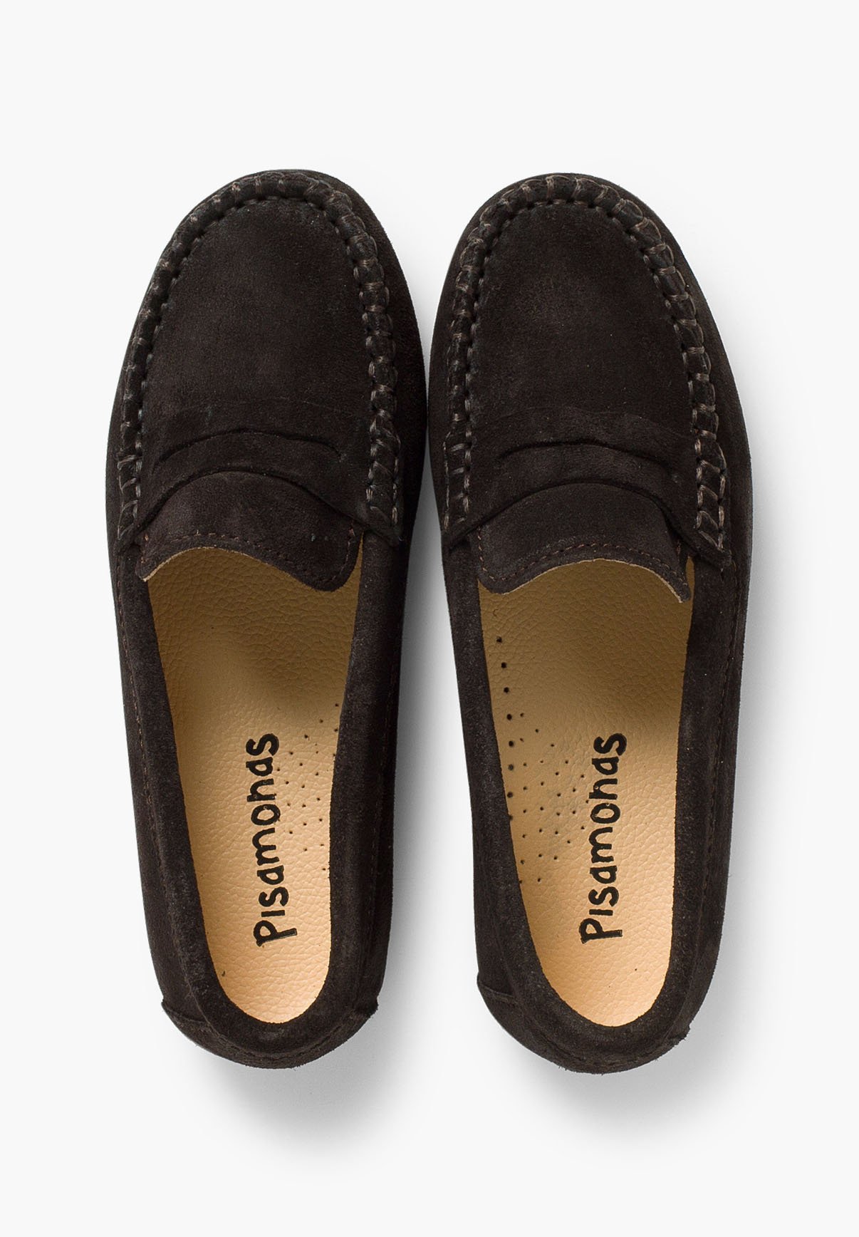 Pisamonas mocassins - bruin