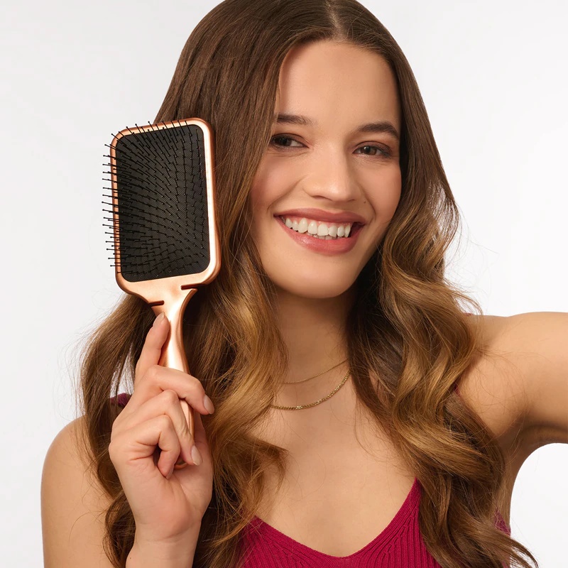 BrushArt Hair Paddle matu suka, plakana matu suka