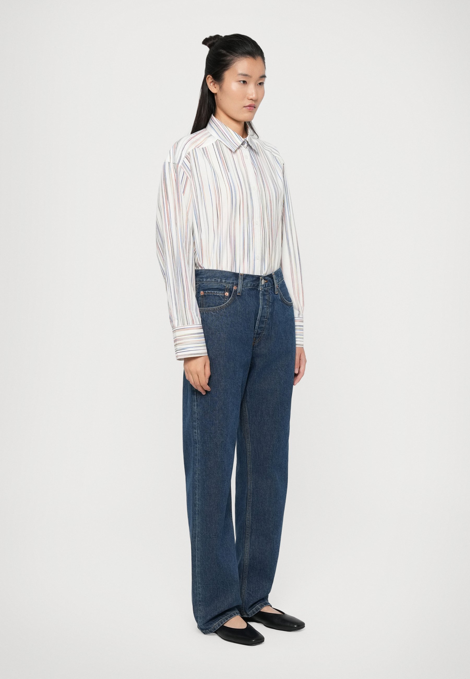 RE/DONE JEAN - Relaxte jeans - rustiek indigo