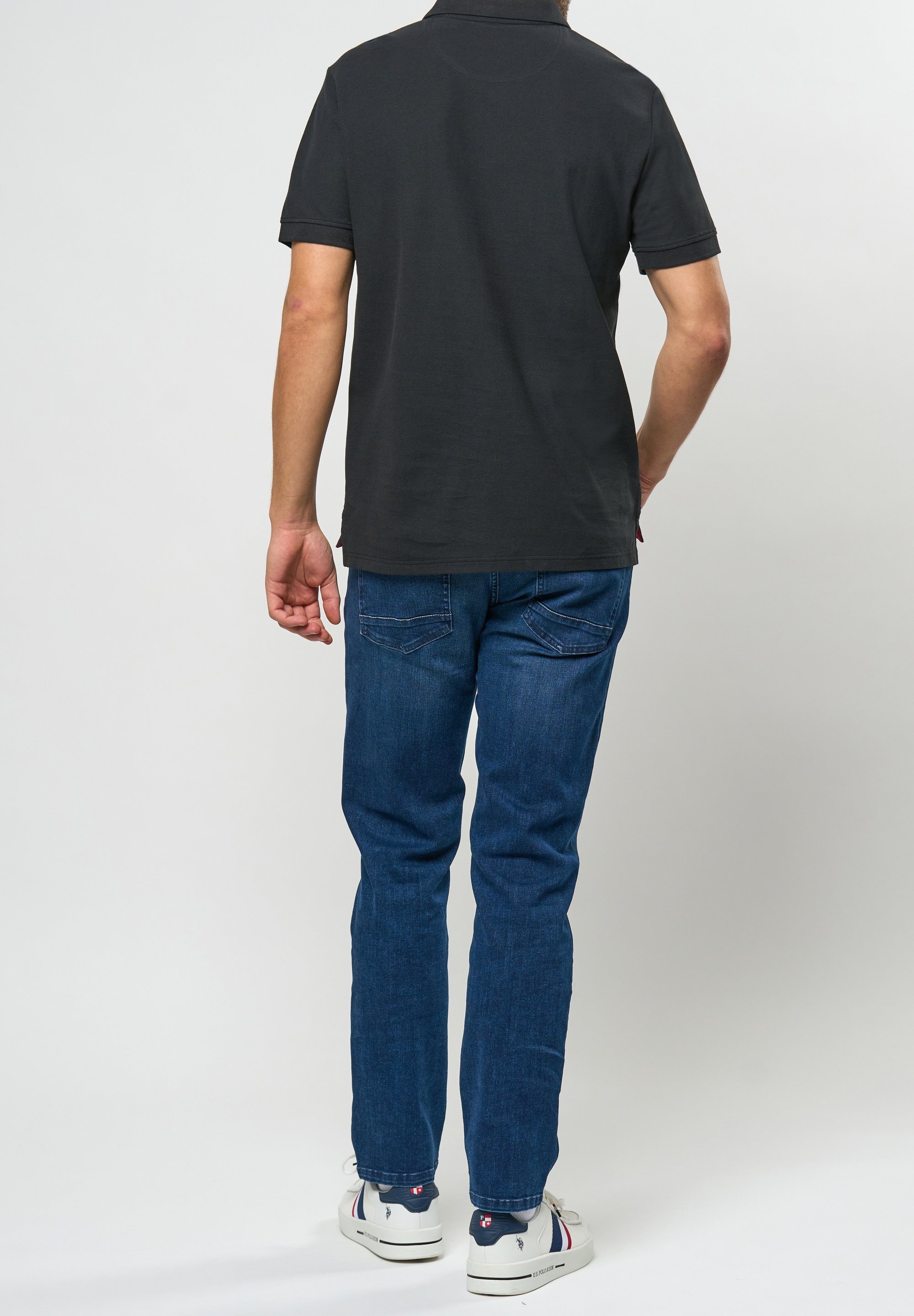 US Polo Assn. poloshirt - zwart