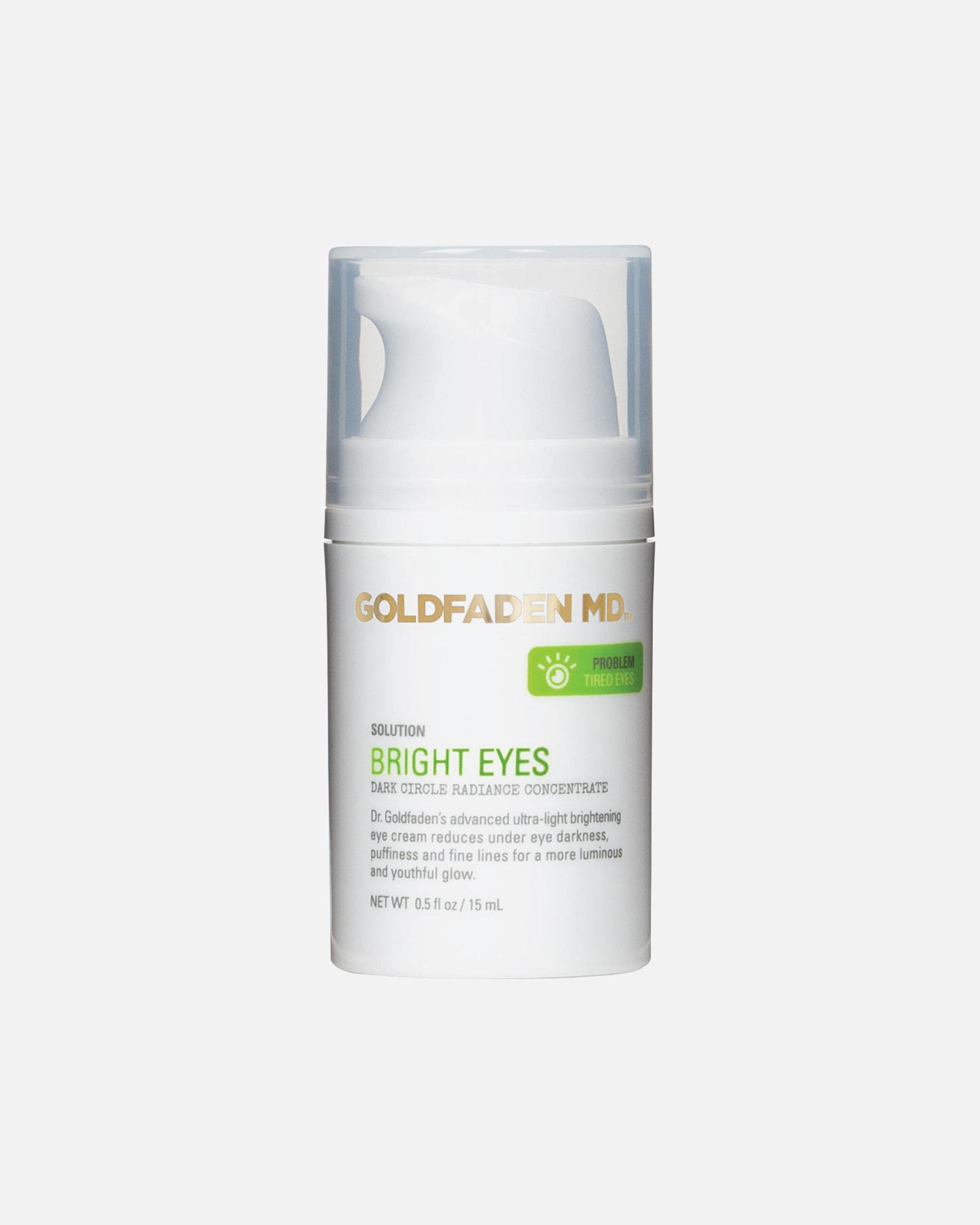 „Goldfaden Augencreme Bright Eyes“ – tamsiems ratams skirtas spindesio kompleksas, 15 ml