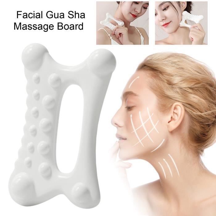 Gua Sha -kasvohierontatyökalu, universaali Gua Sha -vartalon ryppyjä ehkäisevä työkalu kasvoille, silmille, kaulalle