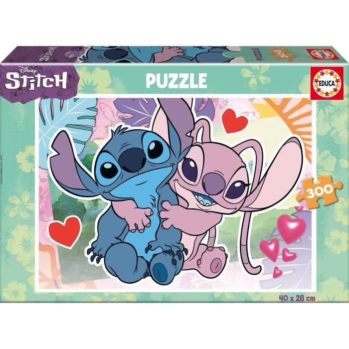 Stitch 300-piece puzzle, 40 x 28 cm, Recommended for ages 6+, Disney, 19964, Educa