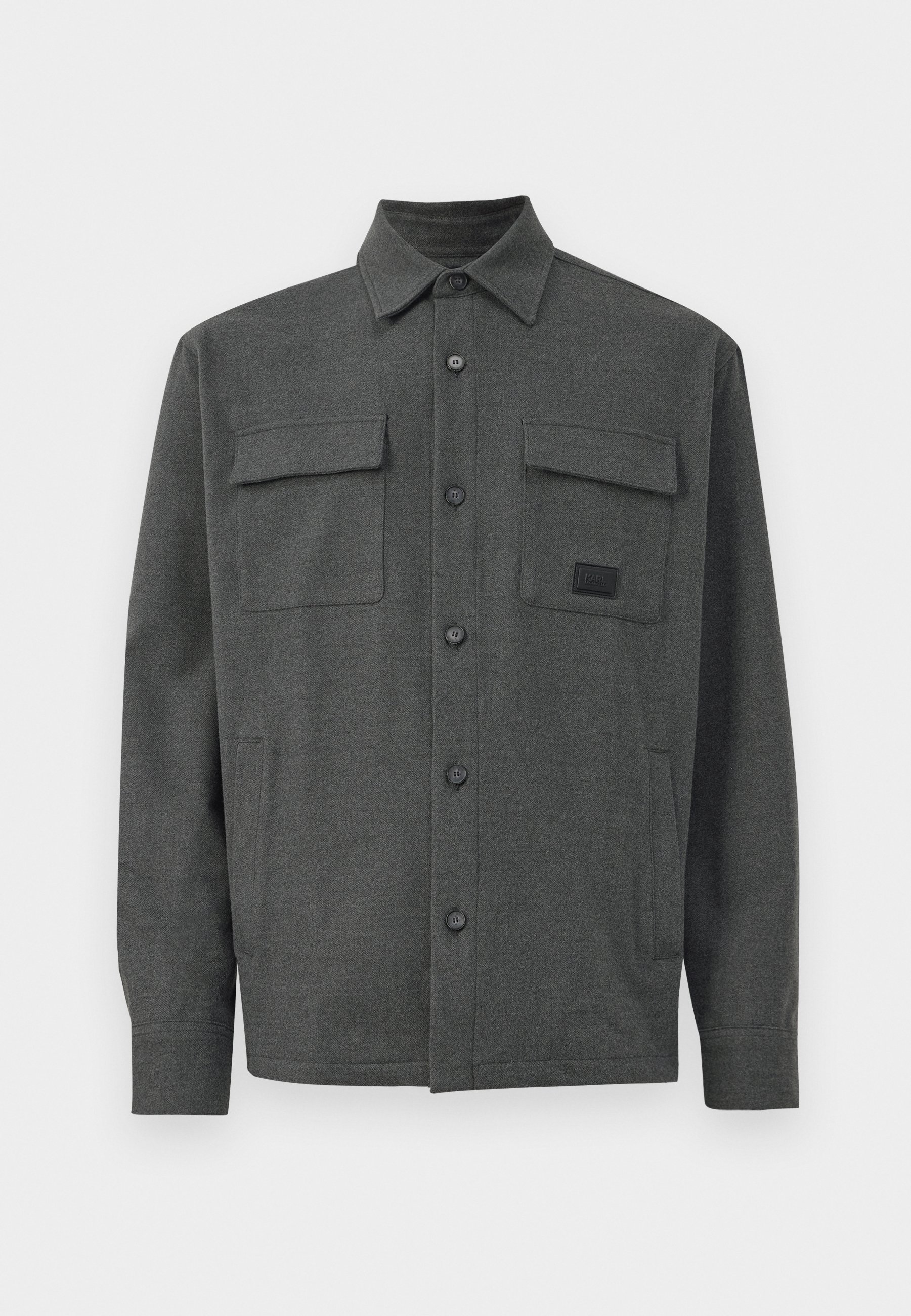 KARL LAGERFELD CASUAL OVERHEMD - Overhemd - donkergrijs