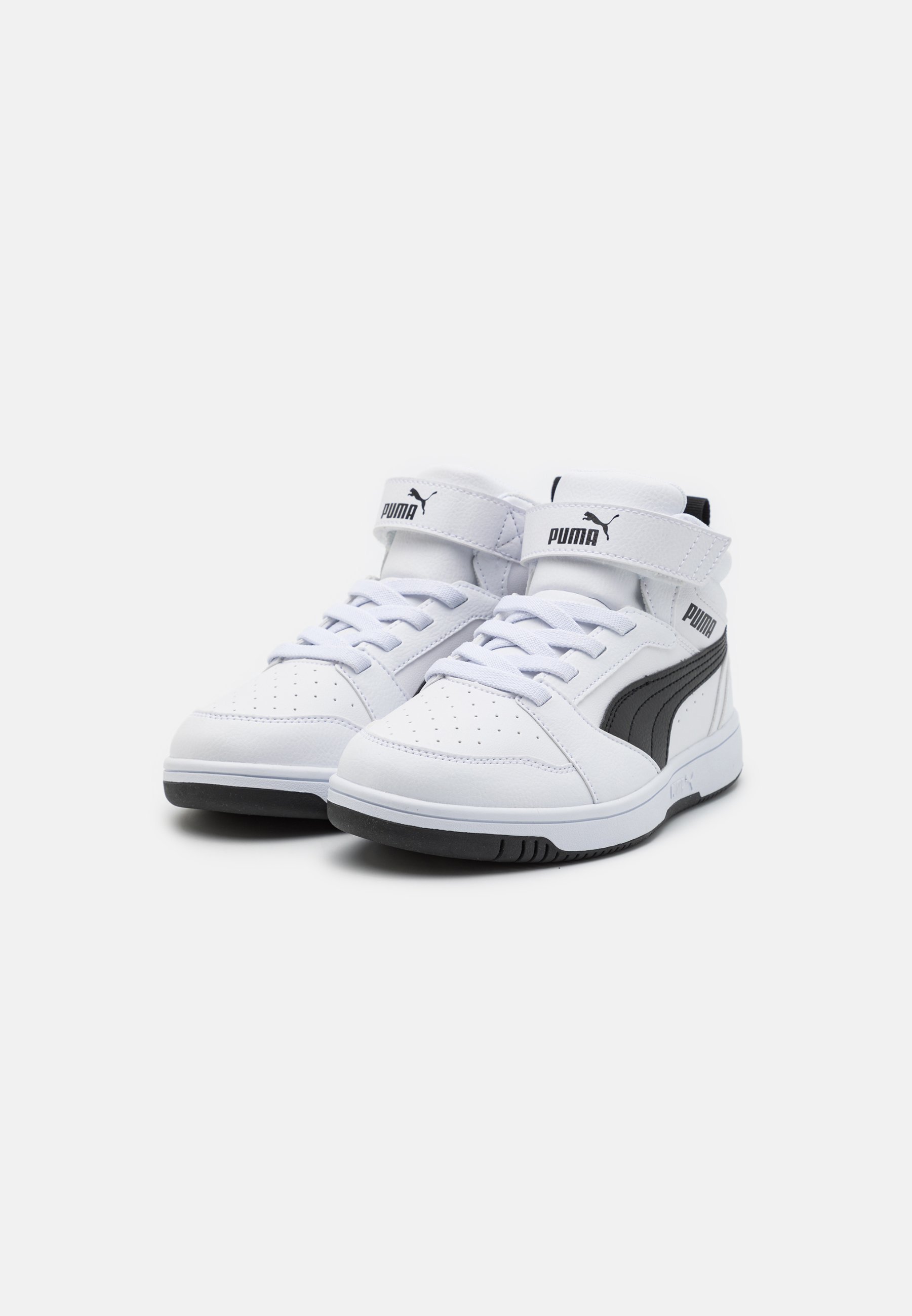 Puma REBOUND V6 MID UNISEX - Vysoké tenisky - white/black