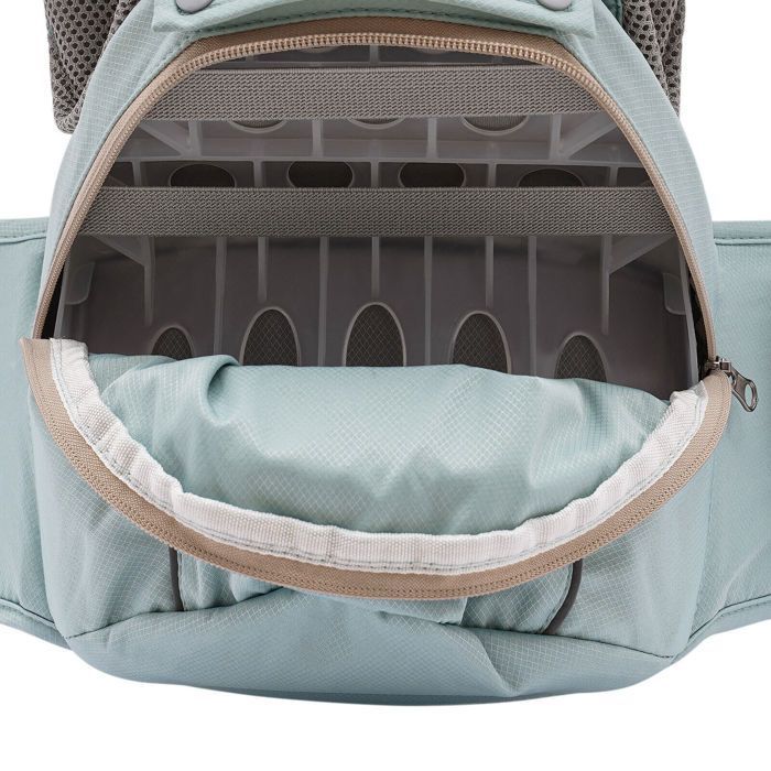 Portabebés 6 en 1 - Carga máxima 33 kg - Respaldo reclinable 30° - 35-40 cm - Verde claro