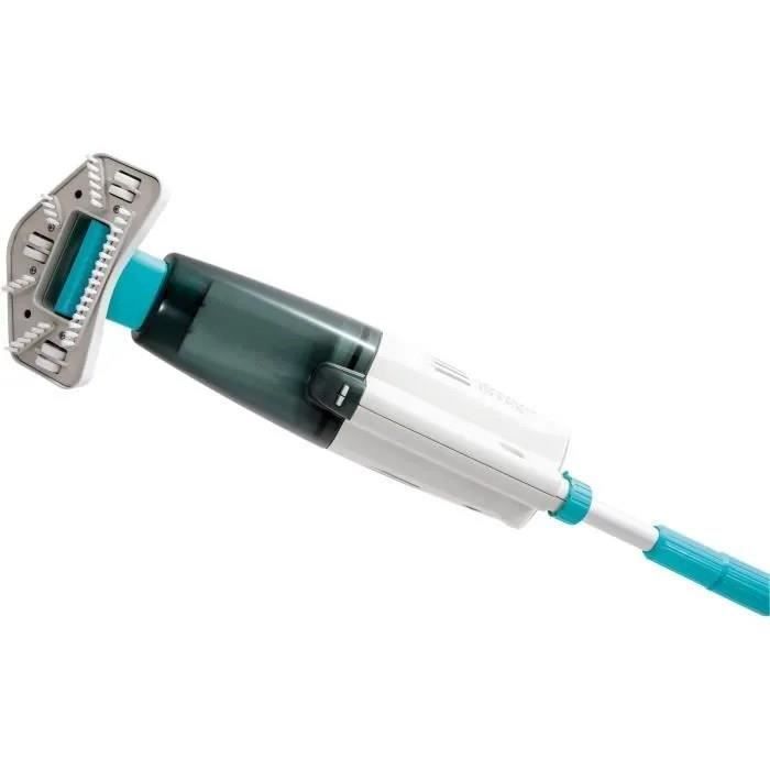 Intex overjordisk rørformet basseng - metallramme - 244 x 51 cm - rundt - 28205NP + Intex rengjøringsmiddel