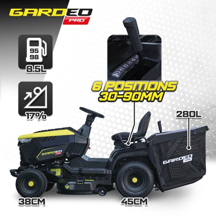 Zitmaaier - Gardeo Pro - 352cc - 83cm - Mulchfunctie