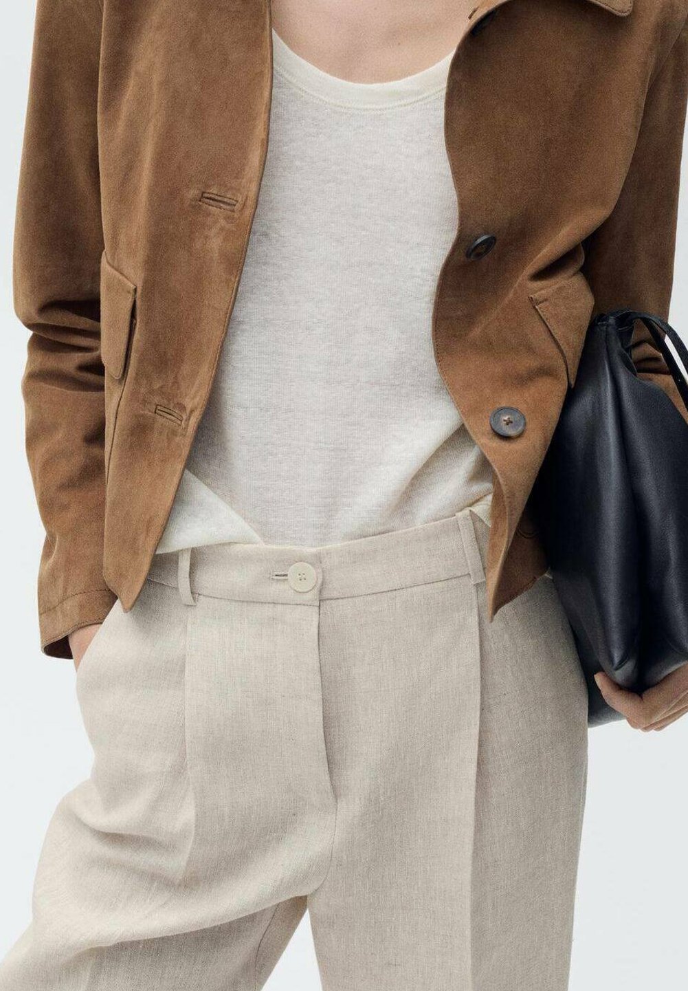 Mango BRUNOLI - Pantaloni - beige