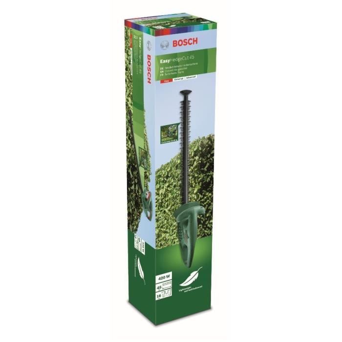 Bosch EasyHedgeCut 45 elektrische heggenschaar (420 W, messen van 45 cm)