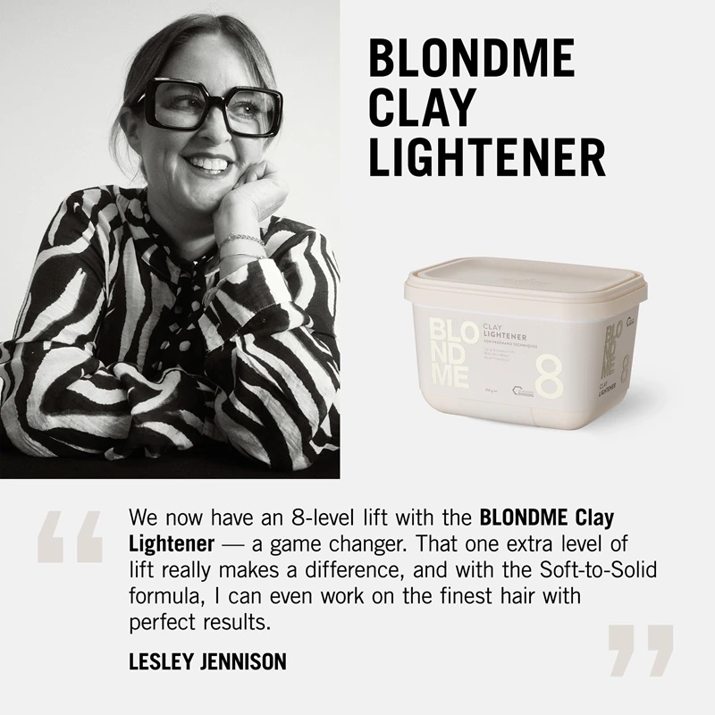 Schwarzkopf Professional Blondme Clay Lightener 8 posvetljevalni puder za blond lase