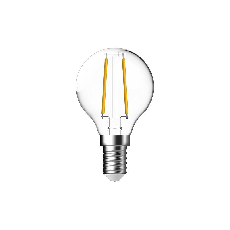 Energisparlampa LED 250 lm Globformad klar E14 G45 E