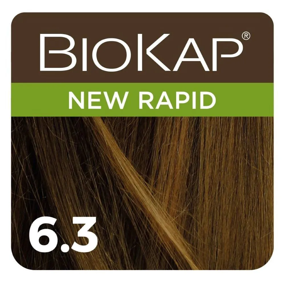 Biokap Nutricolor Delicato Rapid Farba do włosów 6.3 Ciemny Złoty Blond 135 ml