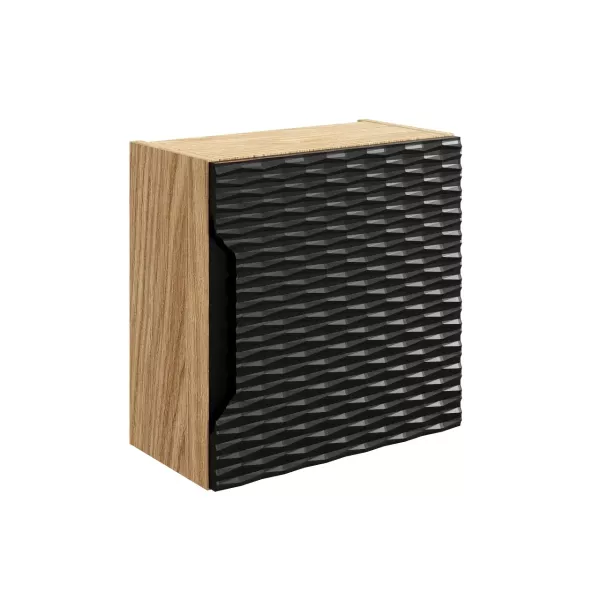 Szafka łazienkowa OCEAN BLACK 83-35-1DQ 35x35cm dąb olejowan