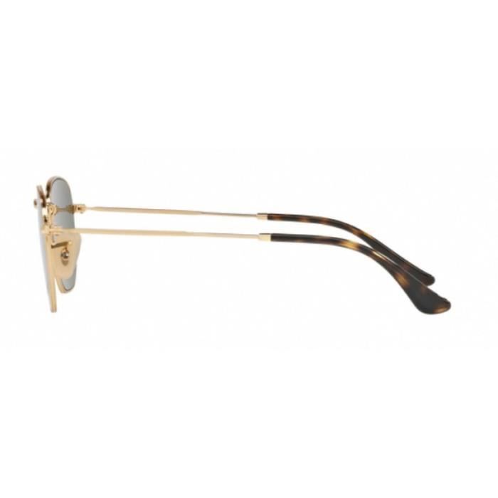 Lunettes de soleil - RAY BAN - RB 3548N - Monture Ronde - Couleur Dorée - Protection UV 3