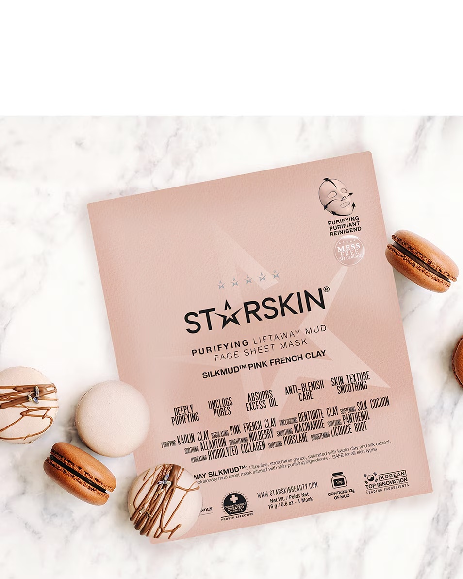 Μάσκα καθαρισμού με λάσπη STARSKIN ESSENTIALS SILKMUD™ ροζ γαλλικού αργίλου