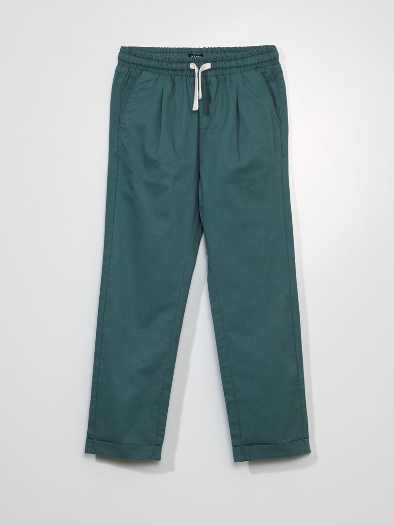 Twill joggingbroek - GROEN