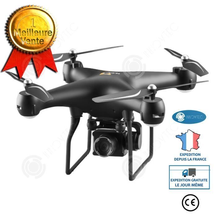 Dron - INN® - Modelo profesional - Autonomía ultralarga - Alta definición - 25 minutos de tiempo de vuelo