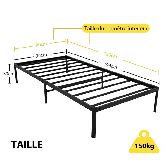 Juego de colchón Frixovel de 90x190, cama, edredón y almohada.