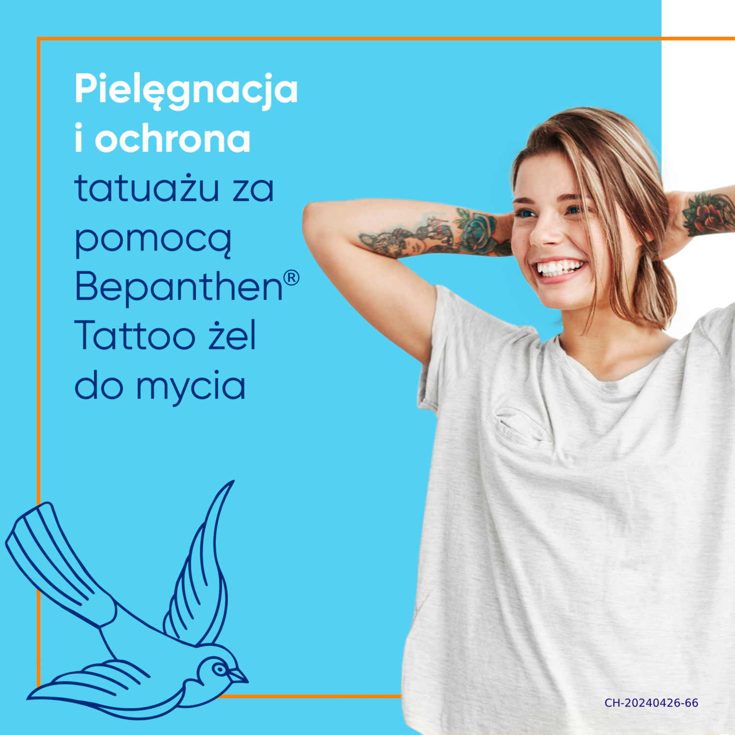 Bepanthen tatuiruotėms skirtas valiklis