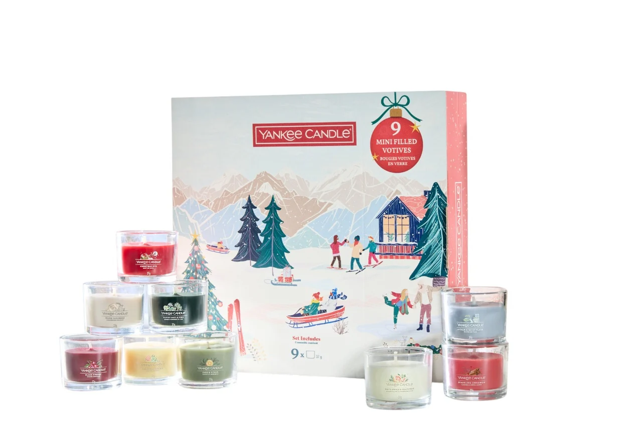 Filled Votive Candles Confezione Regalo Libro 9 Candele Votive - Candela Profumata
