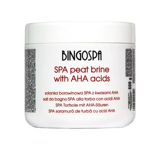 BingoSpa solanka borowinowa z Kwasami AHA 600 g