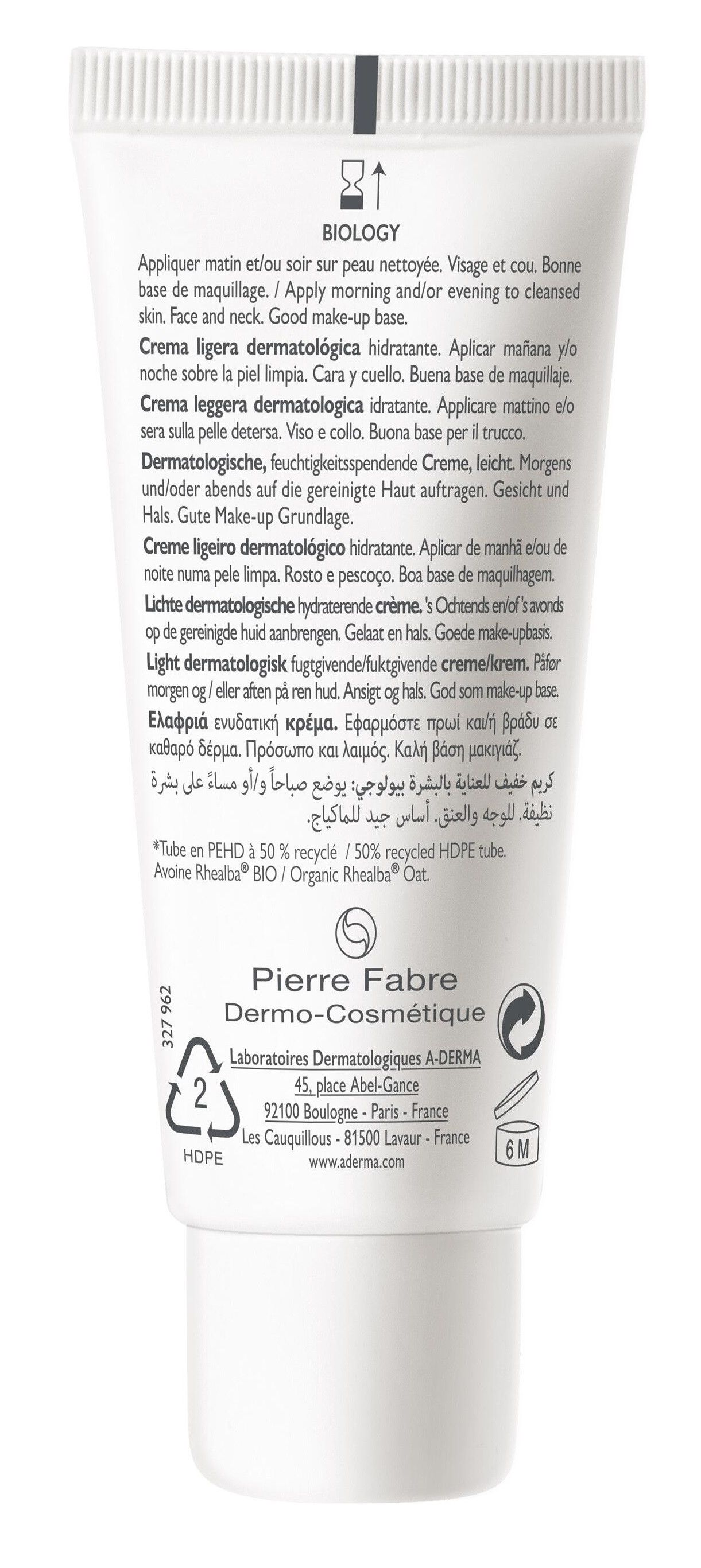 Biology Light krēms 40 ml Sejas mitrinātāji no aptiekas