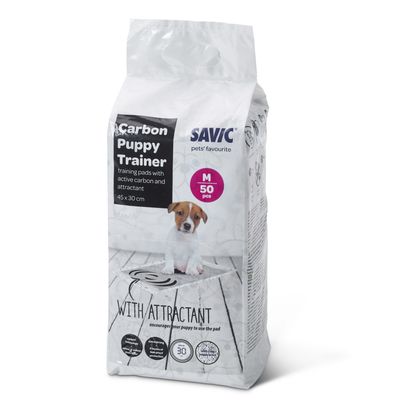 Tapis d'apprentissage Savic pour chiots avec charbon actif