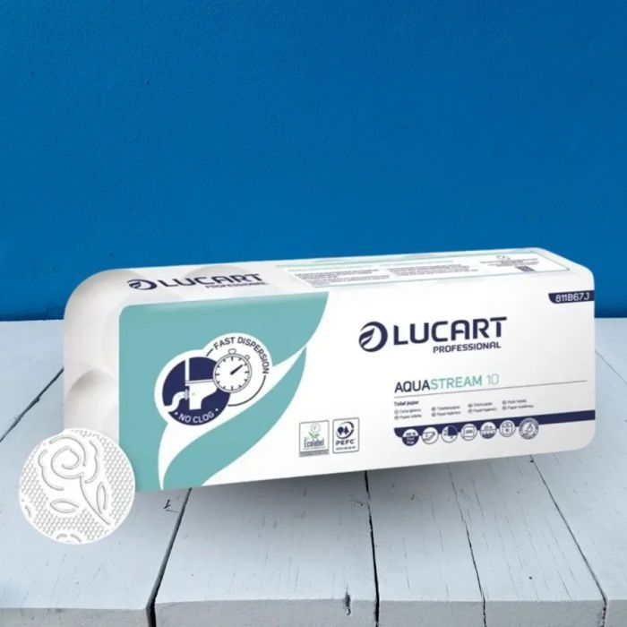 LUCART - Papier toilette Aquastream - x120