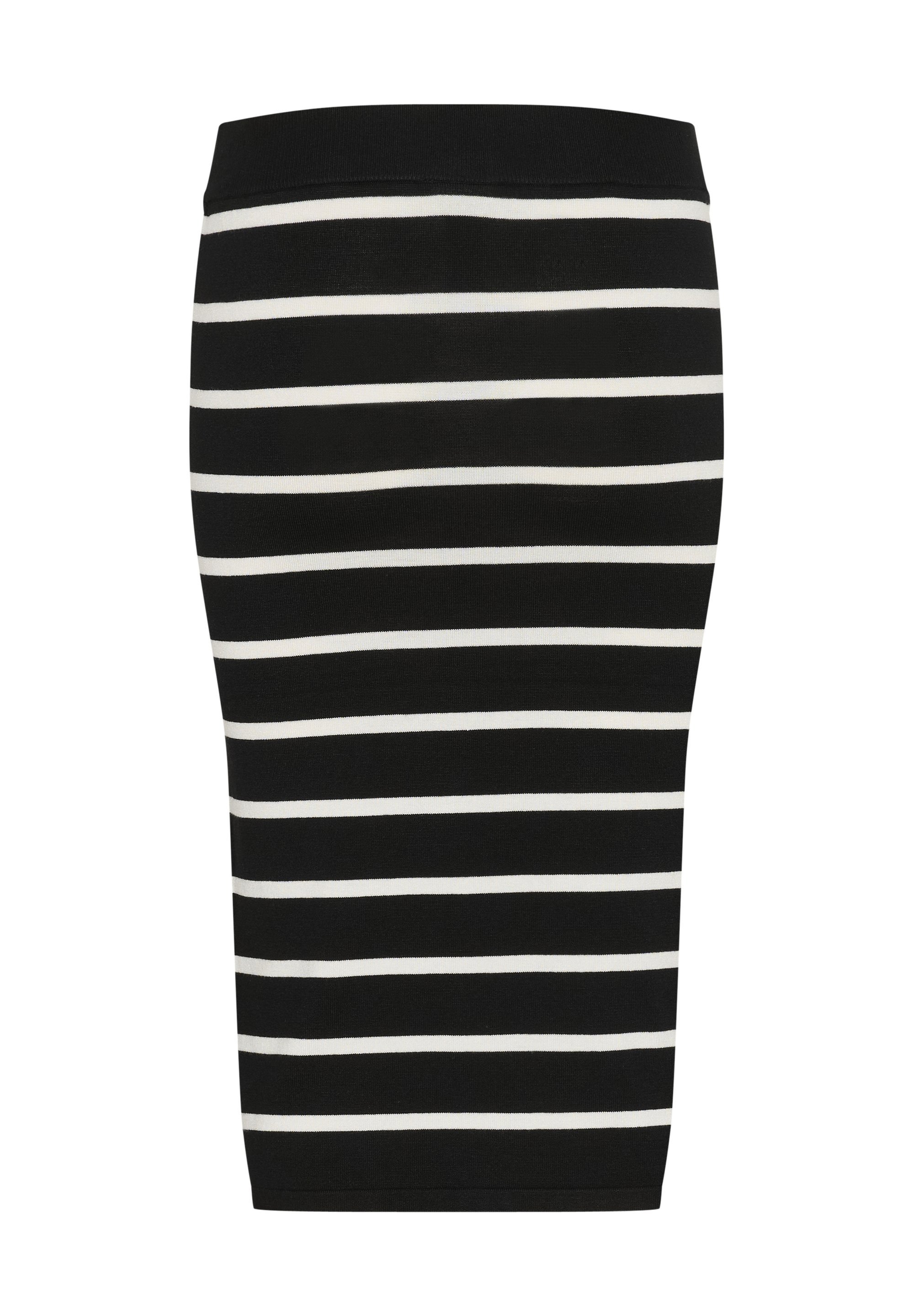 Kaffe LIZZA - Jupe crayon - rayures craie noire
