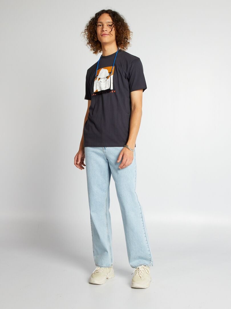 'One Piece' T-shirt - GRIJS
