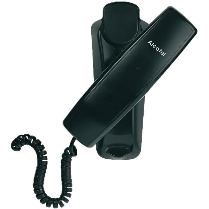 Téléphone fixe filaire professionnel - FEBEST - Temporis 10 Pro - Indicateur lumineux - Fixation murale - Noir