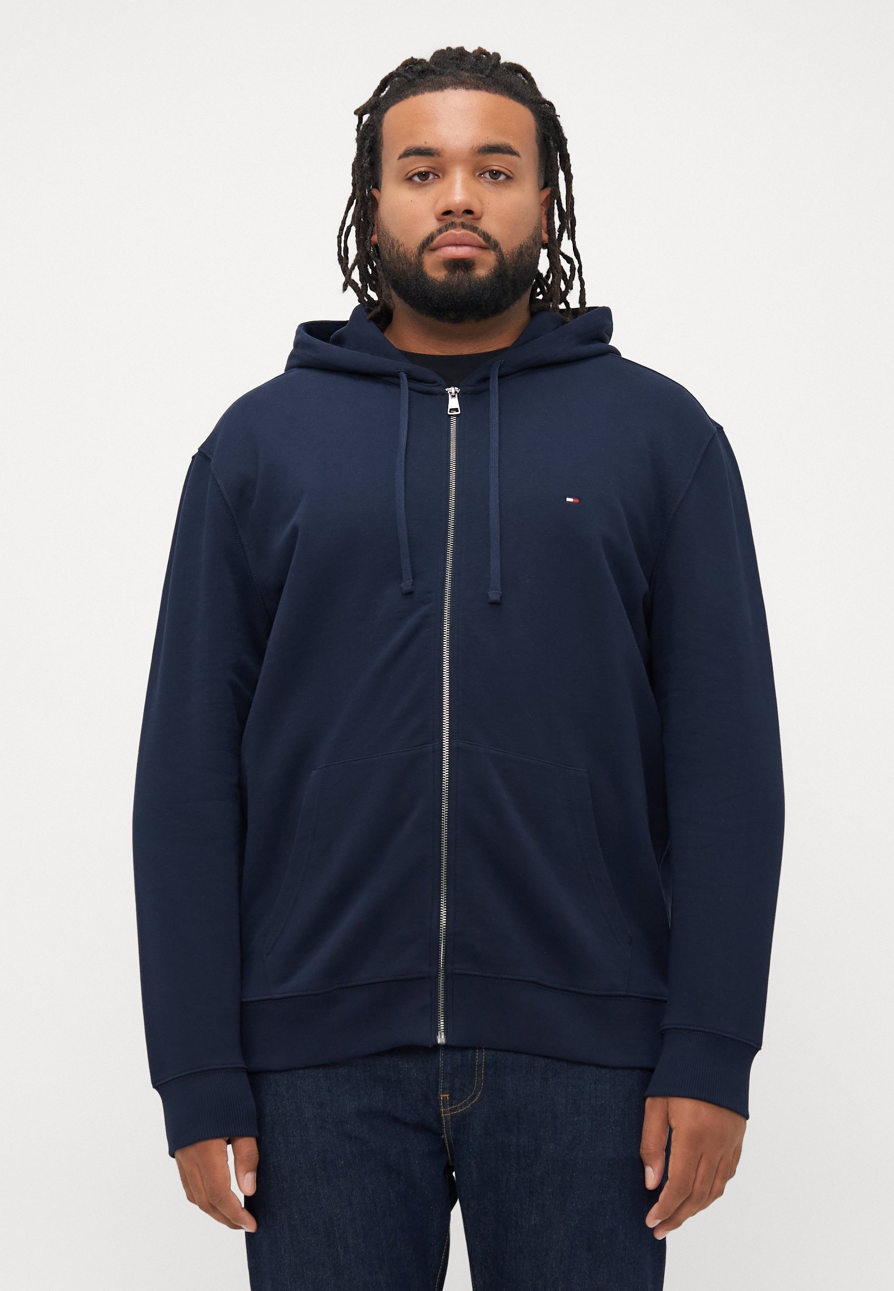 Tommy Hilfiger ESSENTIAL ZIP THROUGH - Sweatshirt met rits - woestijnhemel