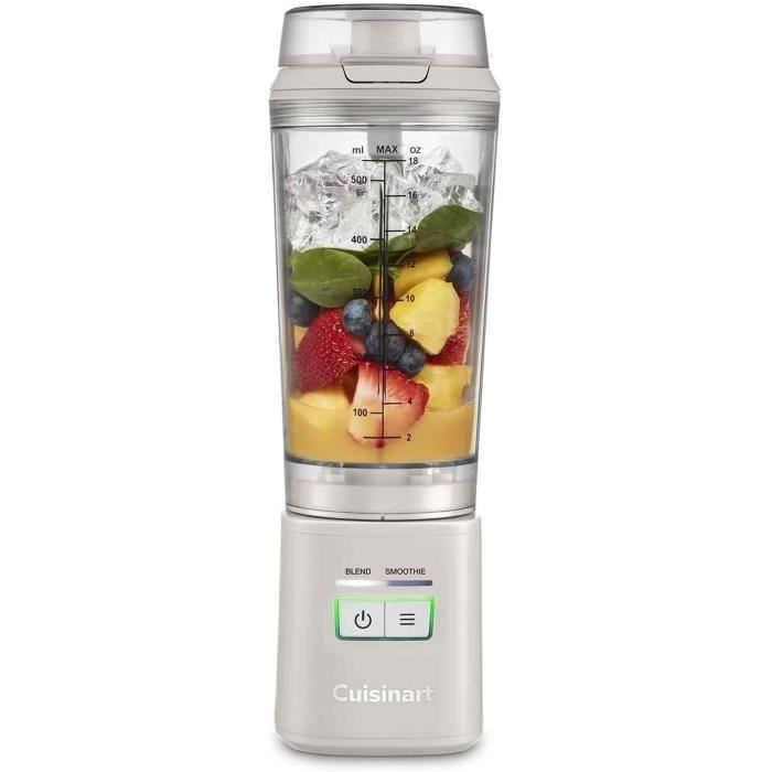 Frullatore - CUISINART - PBL100E Blast&Go - 120 W - 500 ml - 50 dB - Bianco