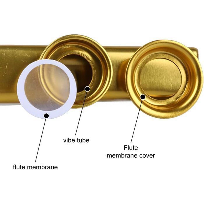 14 kazoo, realizzati in lega di alluminio, disponibili in 7 colori, adatti come strumenti musicali, per bambini e amanti della musica.
