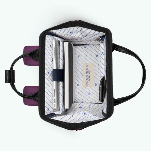 Cabaia Singapore Medium Adventurer Rucksack, Lila