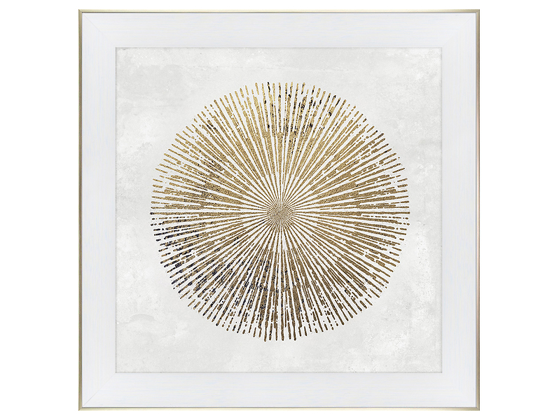 Obraz w ramie Golden Chic Abstraction No.1 82x82 cm