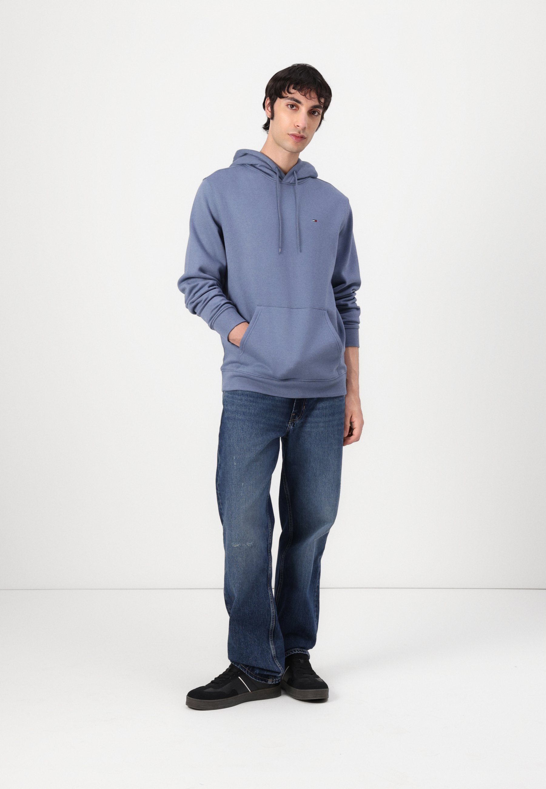 Sweat à capuche Tommy Jeans Flag - Blue Moment