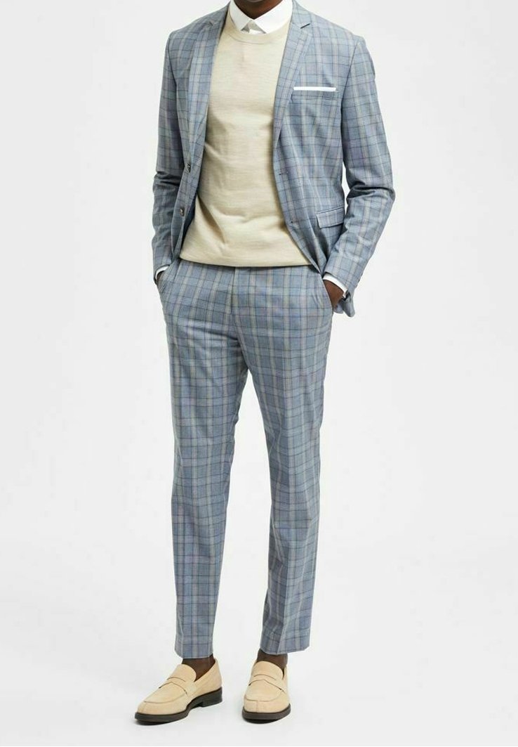 Selected Homme Chinos - donkergrijs
