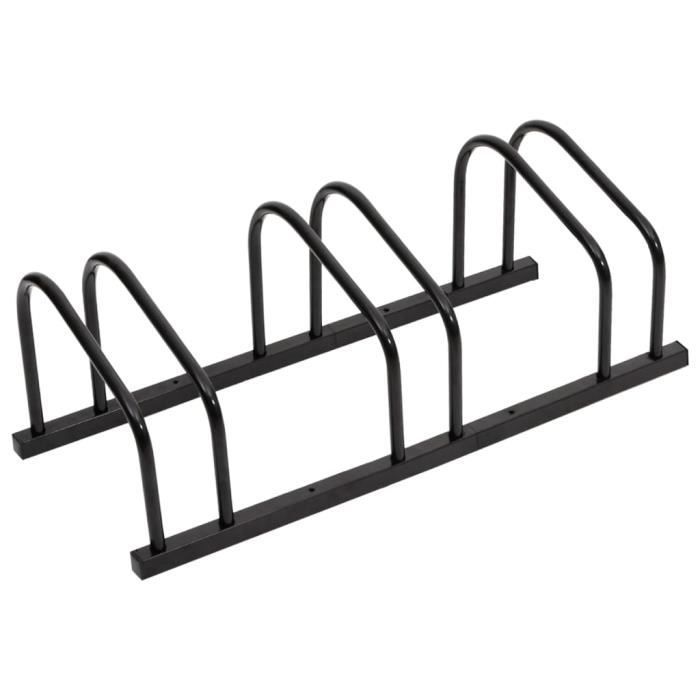 Portabicicletas - MOTHINESSTO - LY0435 - Negro - Acero galvanizado - 3 bicicletas