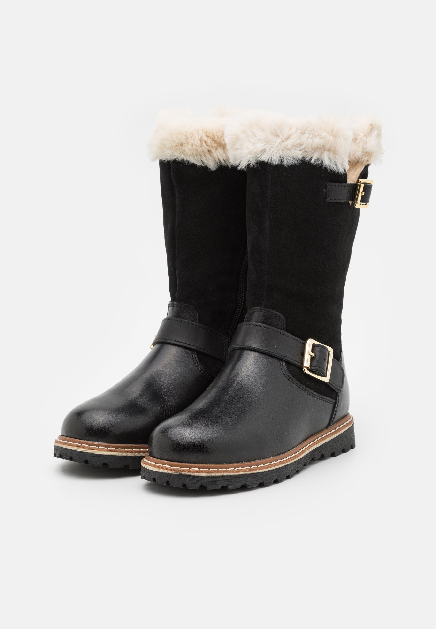 Friboo LEATHER - Winterlaarzen - zwart