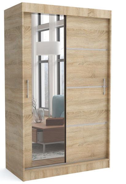 Szafa garderoba przesuwna WINDSOR 100 cm TOMY SONOMA